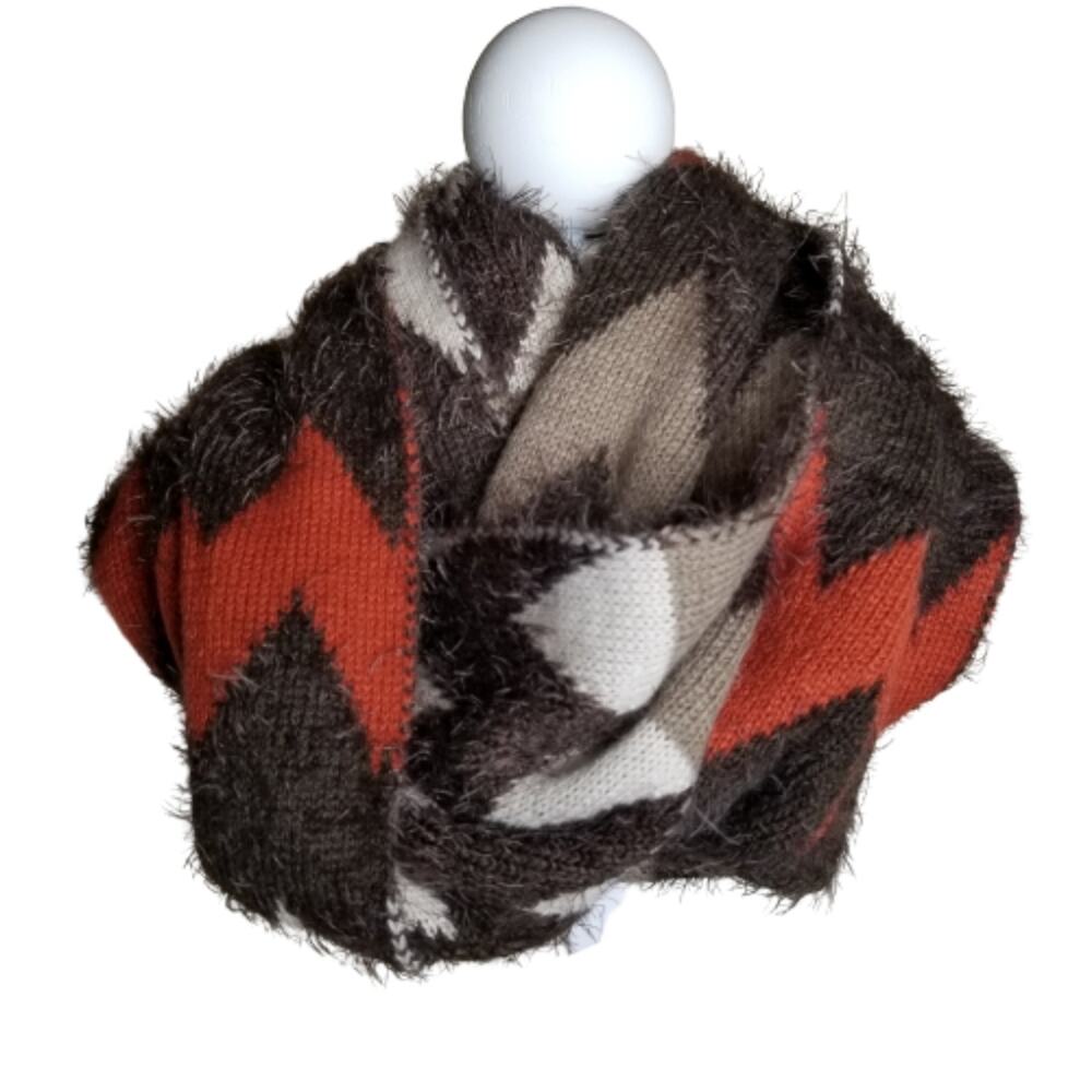 Pashmina World Furry Knit Infinity Scarf‎